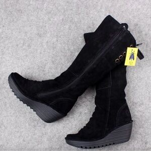 FLY London Women's Yust knee high Boots New in Box 10